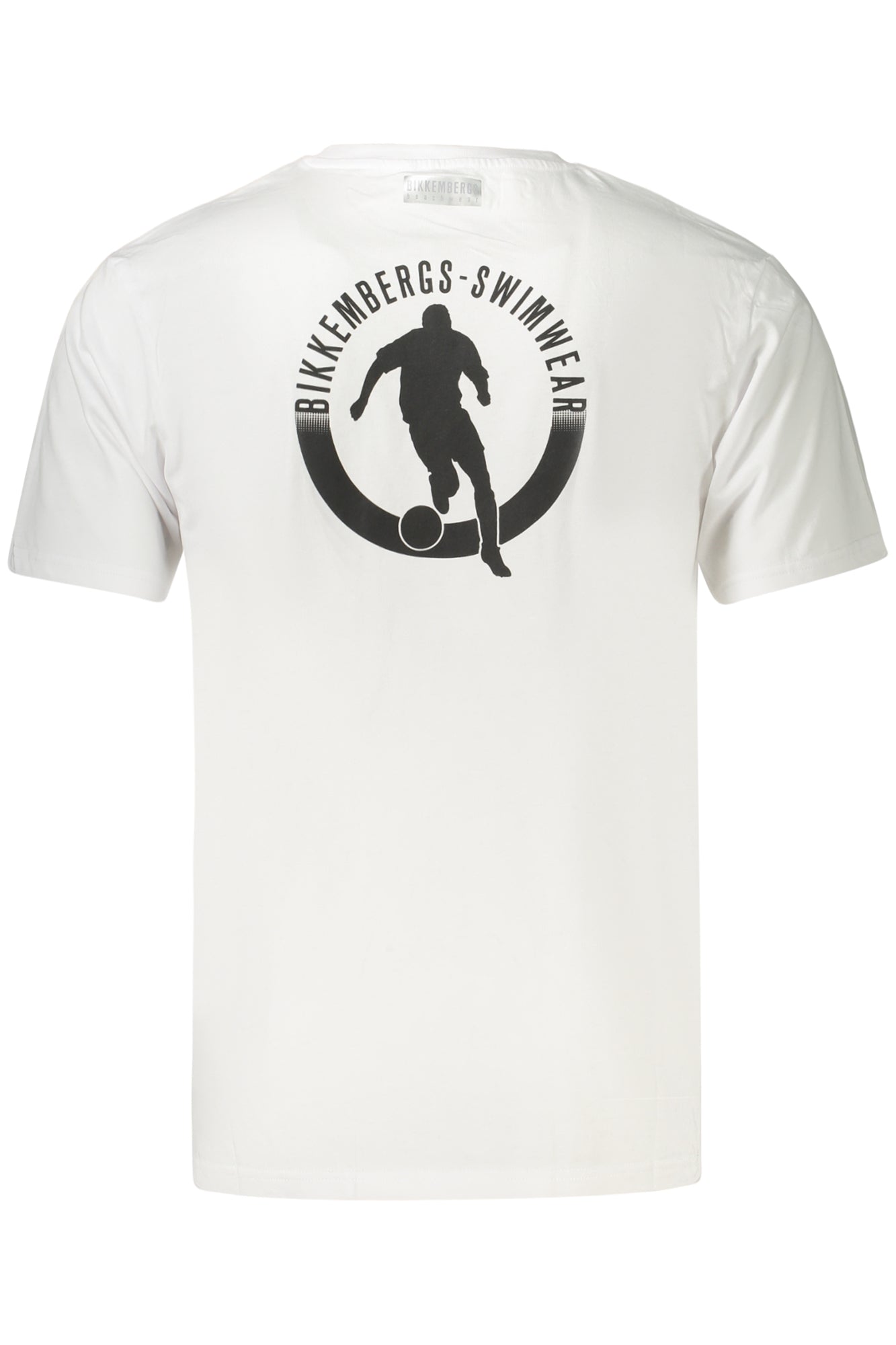 BIKKEMBERGS Herren Kurzarm-T-Shirt Weiß
