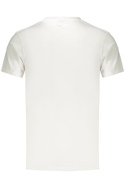 BIKKEMBERGS Herren Kurzarm-T-Shirt Weiß