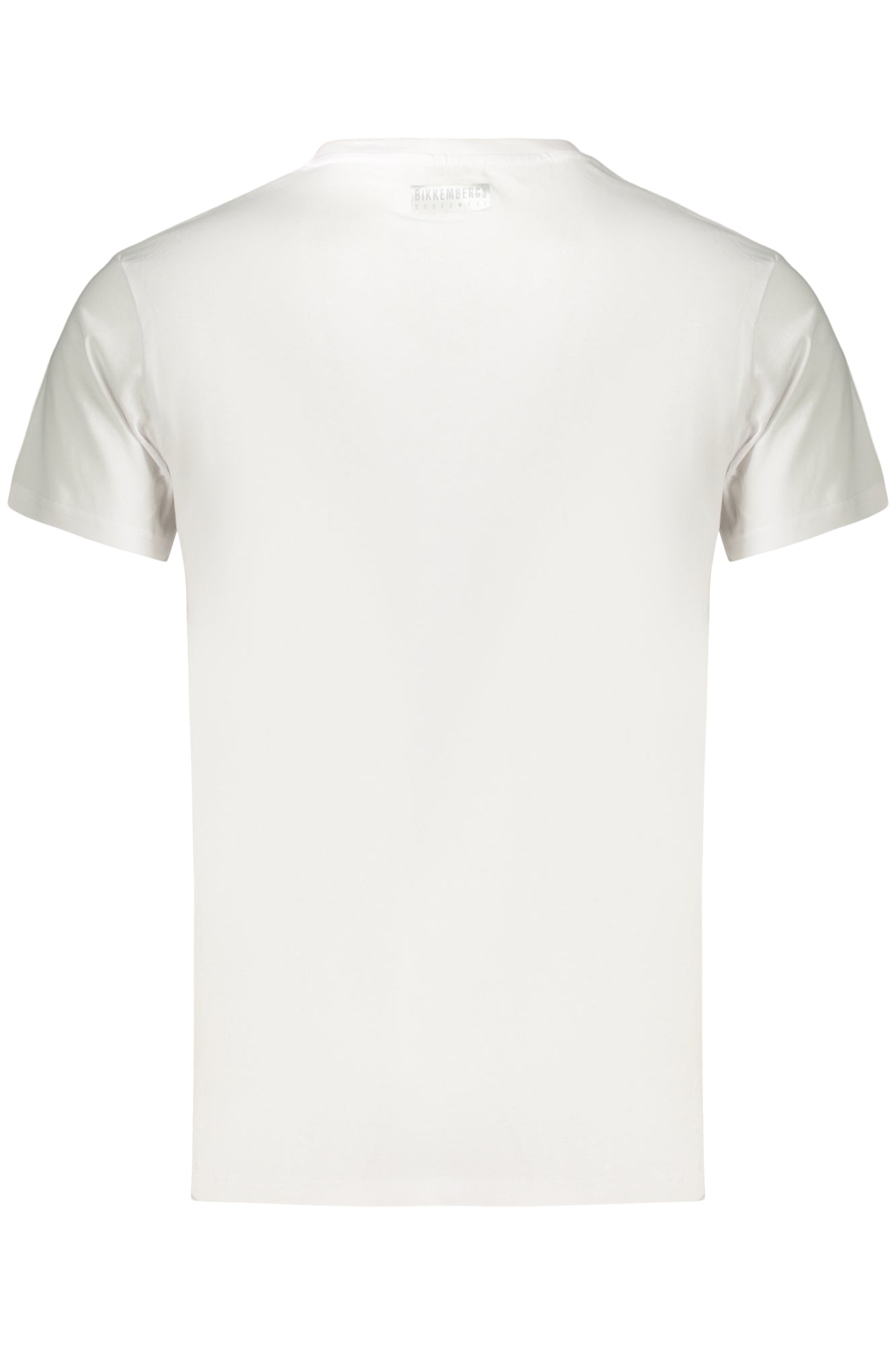 BIKKEMBERGS Herren Kurzarm-T-Shirt Weiß