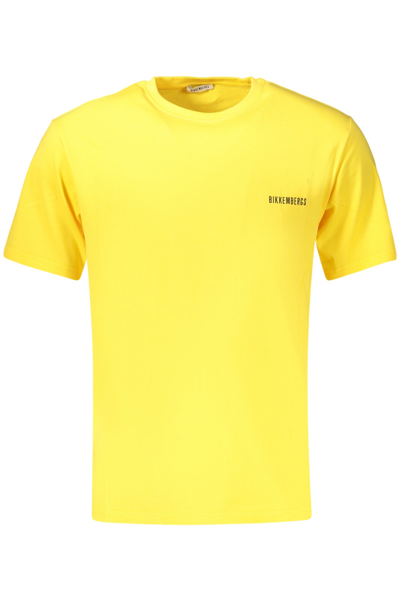 BIKKEMBERGS Herren Kurzarm-T-Shirt Gelb