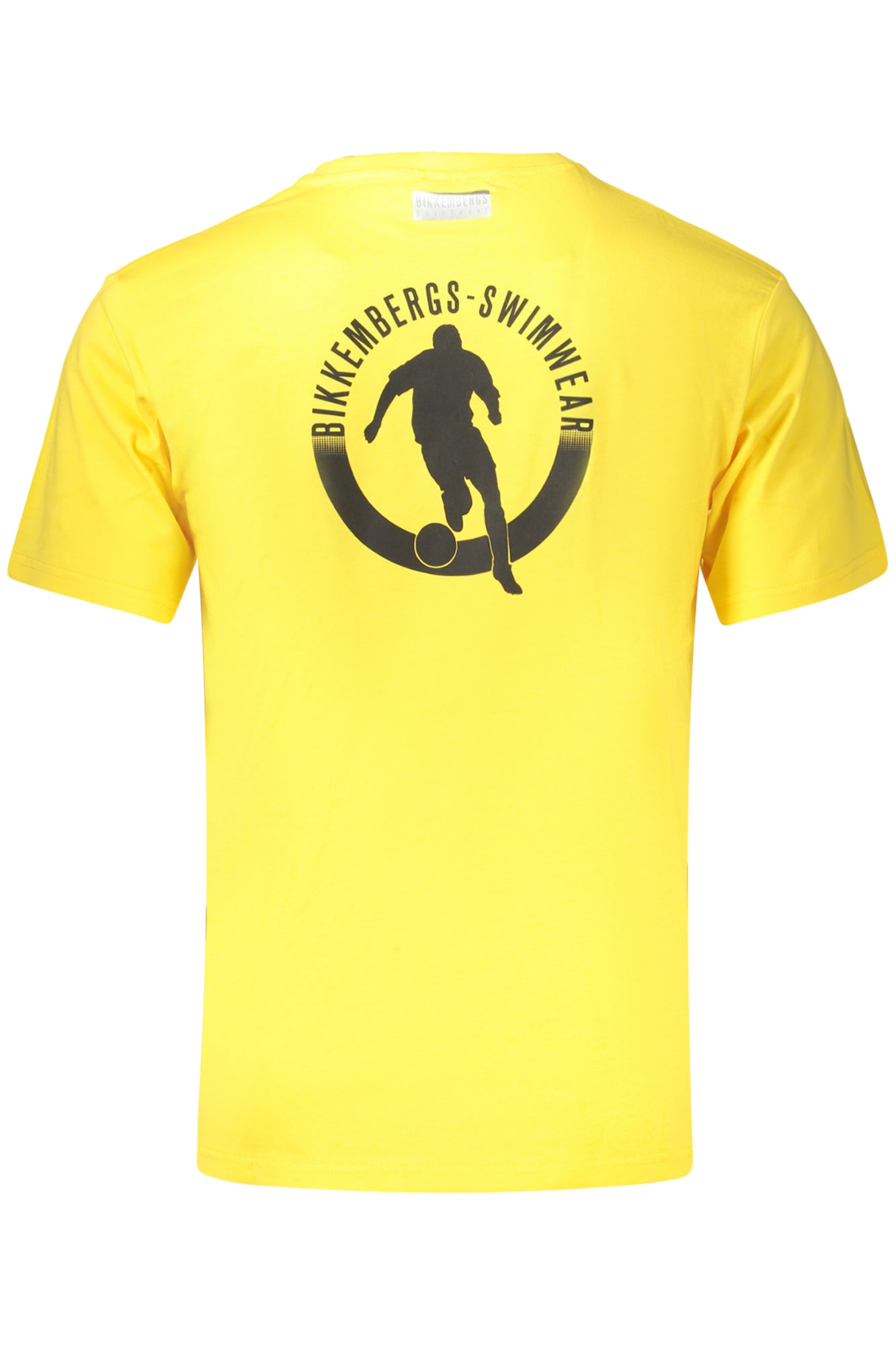 BIKKEMBERGS Herren Kurzarm-T-Shirt Gelb