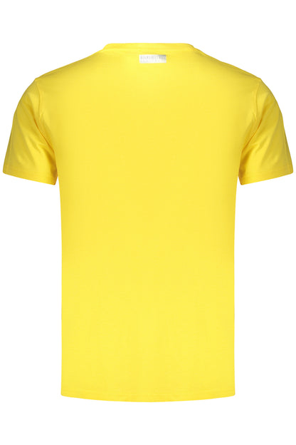 BIKKEMBERGS Herren Kurzarm-T-Shirt Gelb