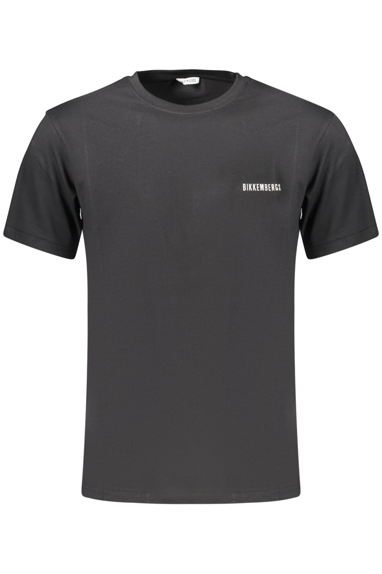 BIKKEMBERGS Herren Kurzarm-T-Shirt Schwarz