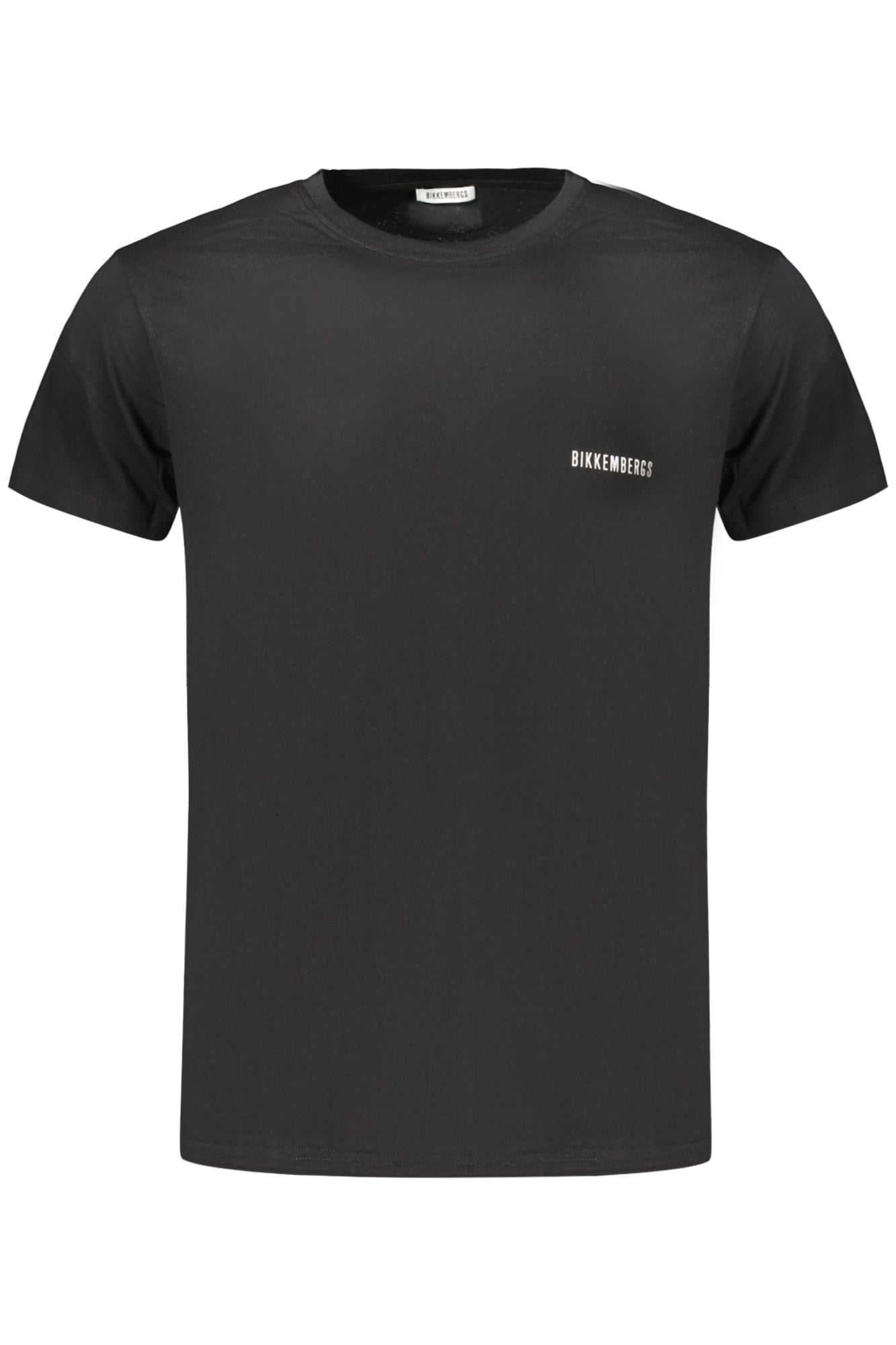 BIKKEMBERGS Herren Kurzarm-T-Shirt Schwarz