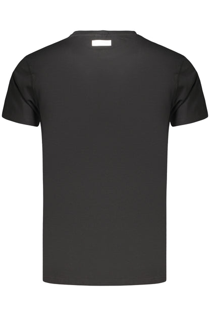 BIKKEMBERGS Herren Kurzarm-T-Shirt Schwarz