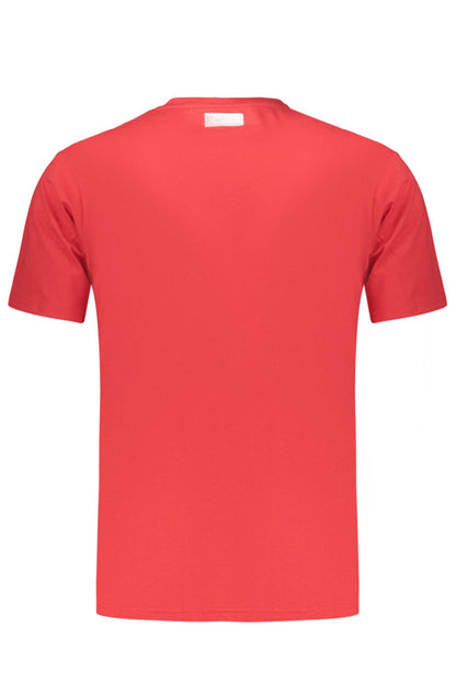 BIKKEMBERGS Herren-Kurzarm-T-Shirt, Rot