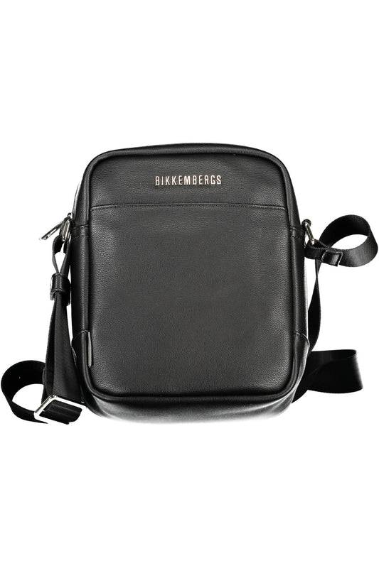 SCHWARZE BIKKEMBERGS SCHULTERTASCHE FÜR HERREN
