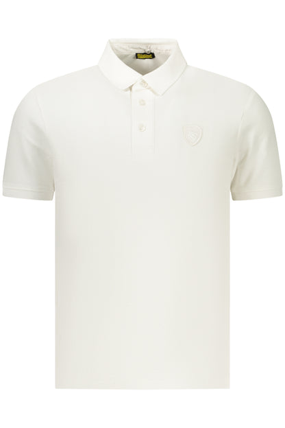 BLAUER APPAREL HERREN-POLOSHIRT MIT KURZEN ÄRMELN, WEISS