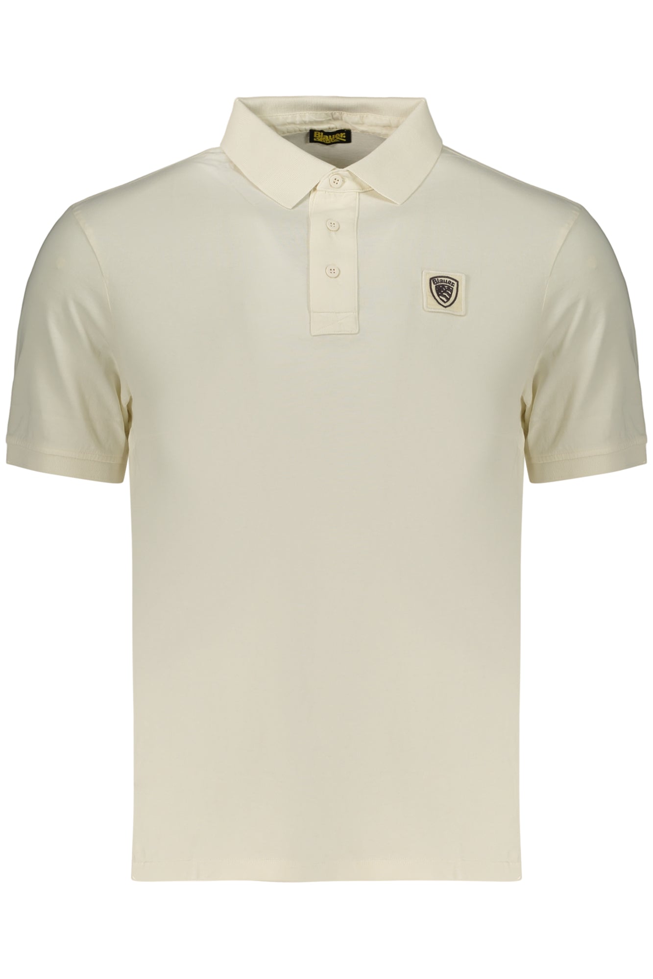 BLAUER APPAREL HERREN-POLOSHIRT MIT KURZEN ÄRMELN, WEISS