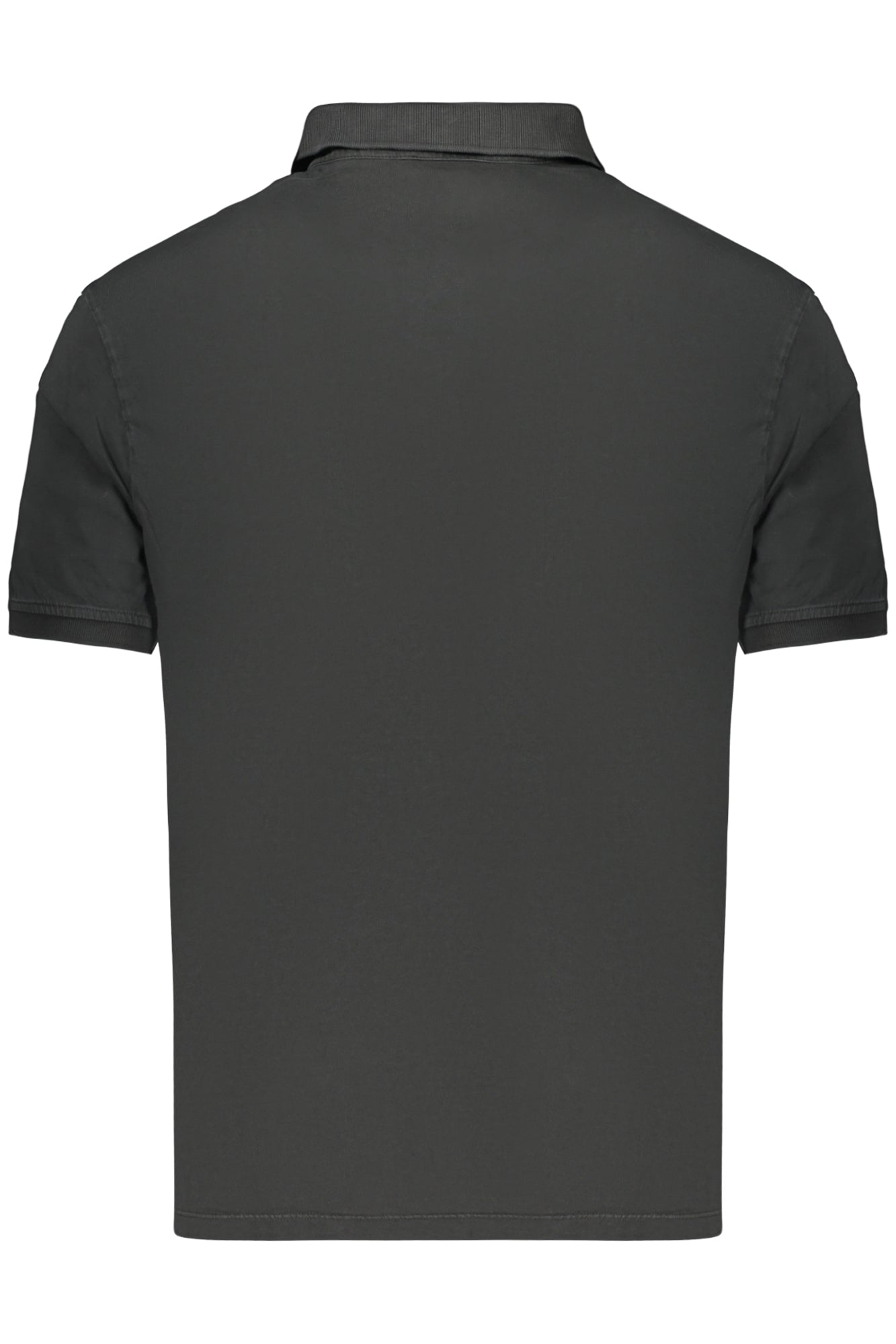 BLAUER APPAREL Herren-Poloshirt mit kurzen Ärmeln, Schwarz