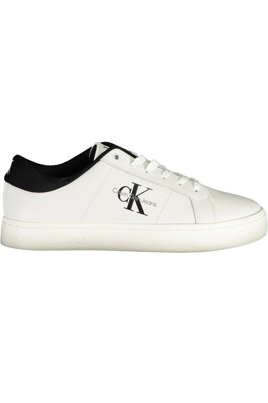 CALVIN KLEIN WEISSE HERREN-SPORTSCHUHE
