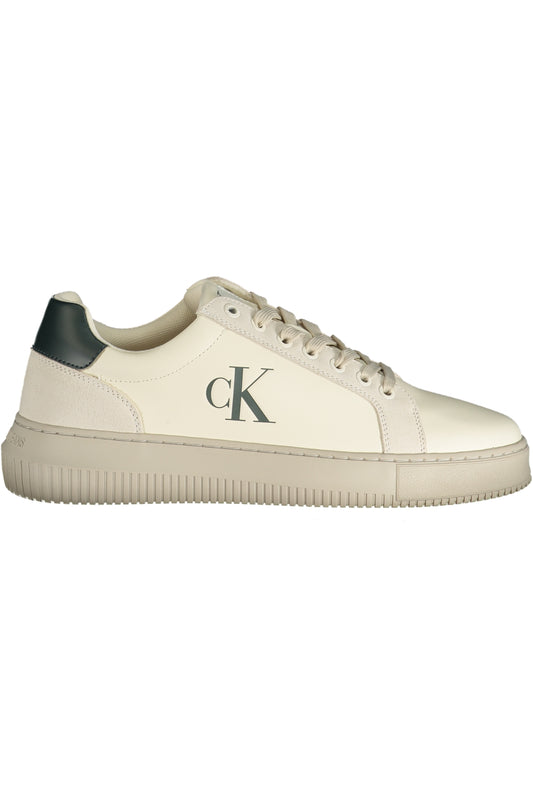 CALVIN KLEIN WEISSE HERREN-SPORTSCHUHE