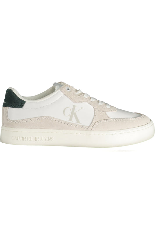 CALVIN KLEIN WEISSE HERREN-SPORTSCHUHE