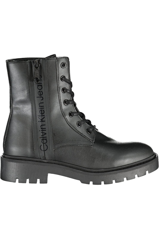 CALVIN KLEIN SCHWARZER DAMENSCHUHSTIEFEL