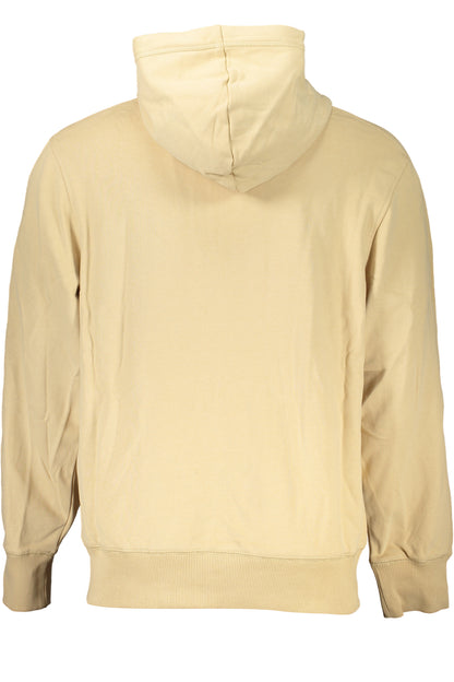 CALVIN KLEIN BEIGES REISSVERSCHLUSS-SWEATSHIRT FÜR HERREN
