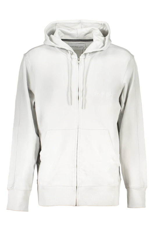 CALVIN KLEIN HERREN-SWEATSHIRT MIT GRAUEM ZIP