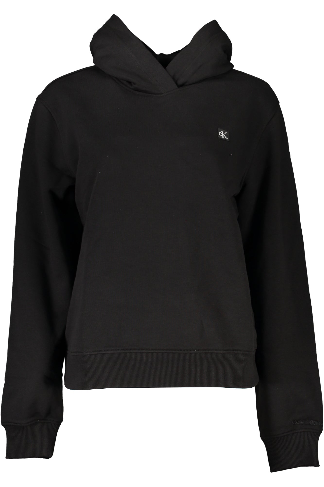 CALVIN KLEIN DAMEN-SWEATSHIRT MIT REISSVERSCHLUSS SCHWARZ
