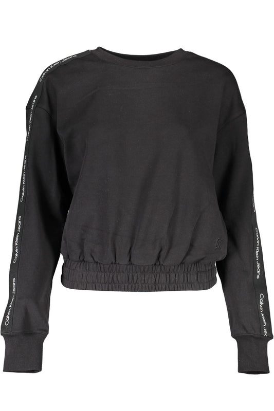 CALVIN KLEIN SWEATSHIRT OHNE REISSVERSCHLUSS DAMEN SCHWARZ