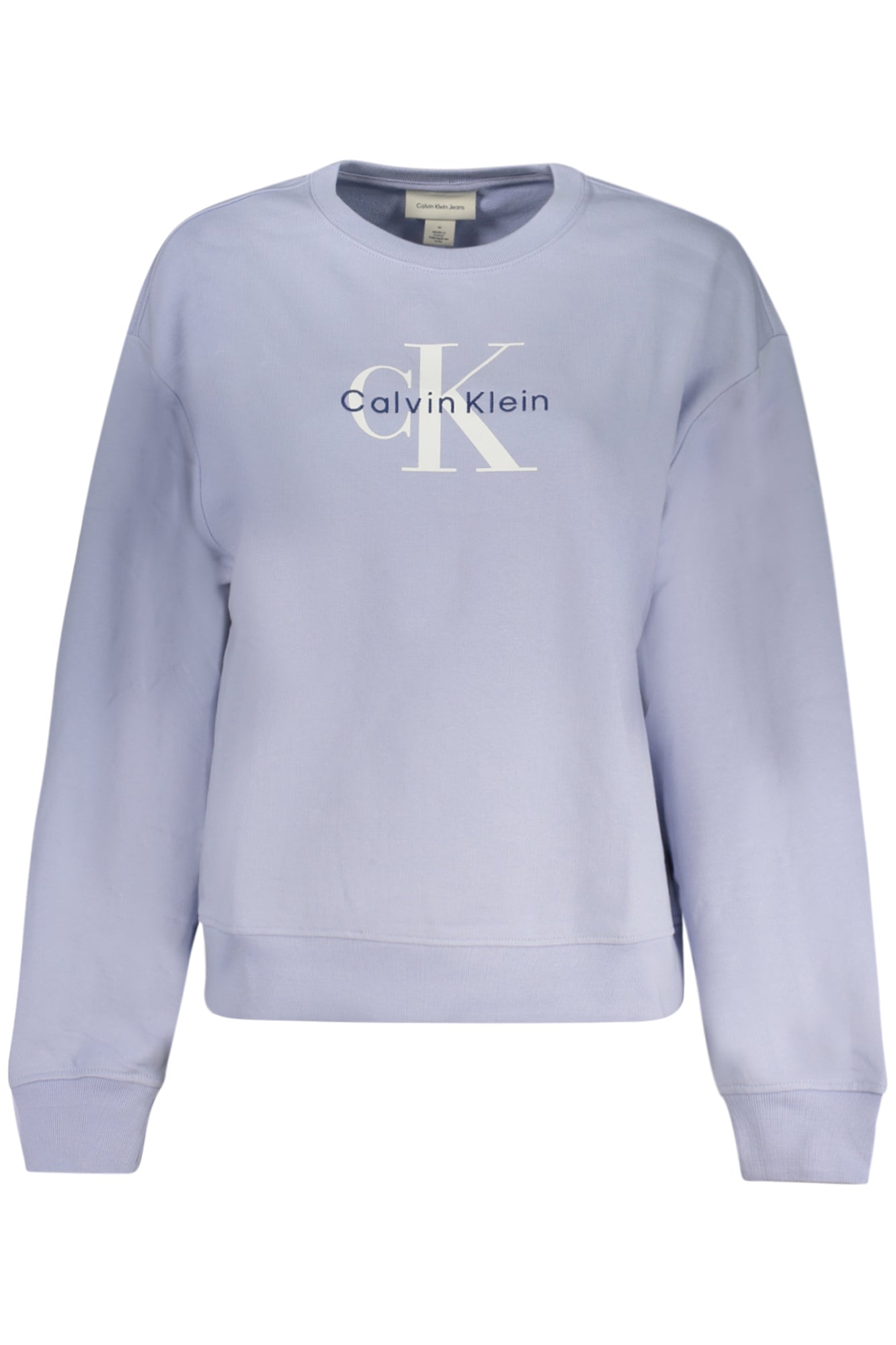 CALVIN KLEIN DAMEN-SWEATSHIRT MIT REISSVERSCHLUSS IN LILA