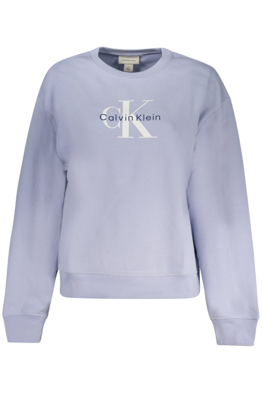 CALVIN KLEIN DAMEN-SWEATSHIRT MIT REISSVERSCHLUSS IN LILA