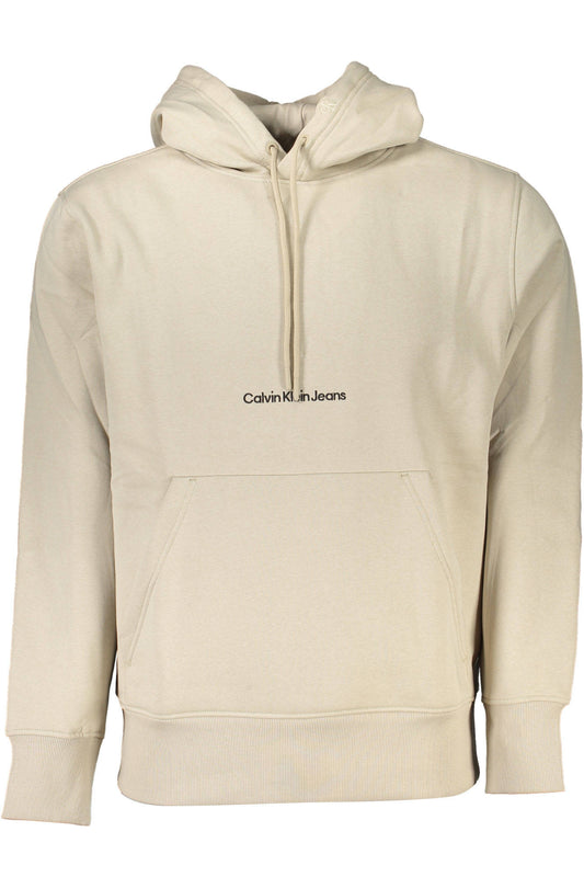 CALVIN KLEIN BEIGES SWEATSHIRT MIT REISSVERSCHLUSS FÜR HERREN