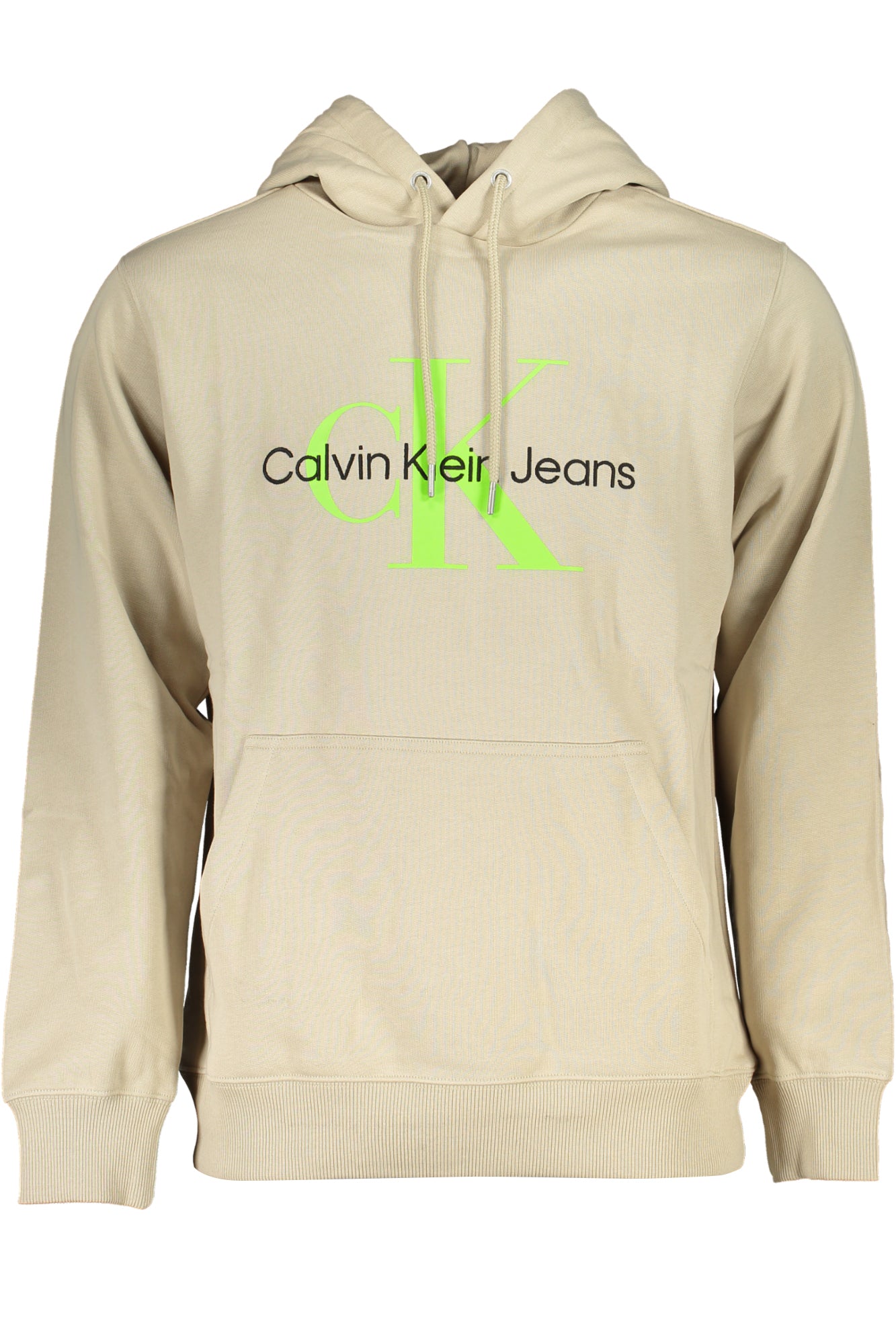 CALVIN KLEIN BEIGES SWEATSHIRT MIT REISSVERSCHLUSS FÜR HERREN