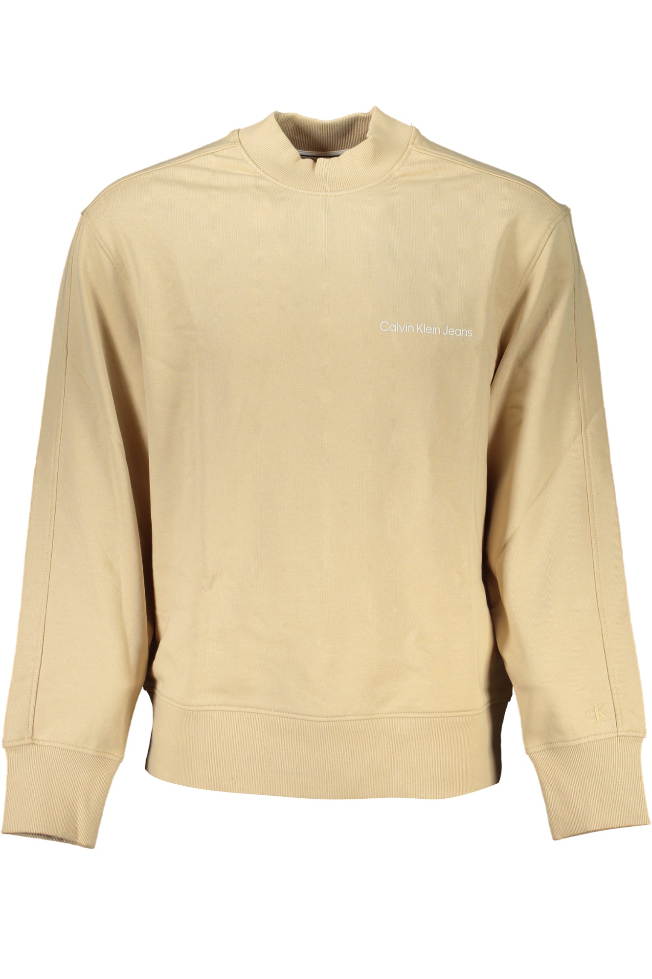 CALVIN KLEIN BEIGES SWEATSHIRT MIT REISSVERSCHLUSS FÜR HERREN