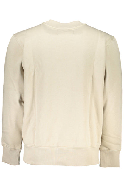 CALVIN KLEIN BEIGES SWEATSHIRT MIT REISSVERSCHLUSS FÜR HERREN