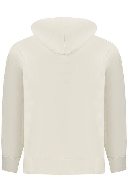CALVIN KLEIN HERREN-SWEATSHIRT MIT ZIP, BEIGE