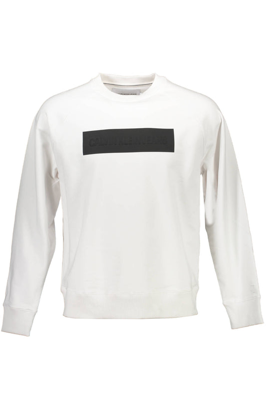 CALVIN KLEIN SWEATSHIRT OHNE REISSVERSCHLUSS HERREN WEISS