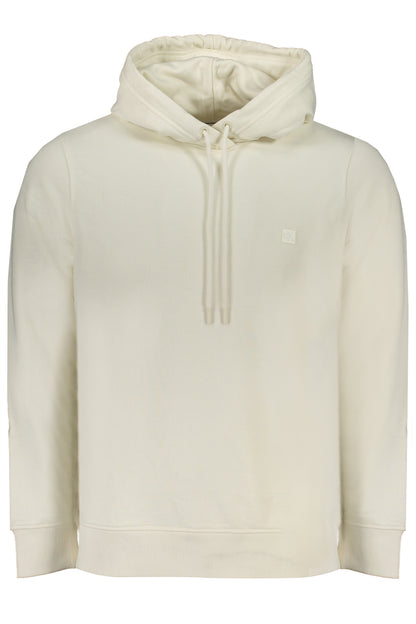 CALVIN KLEIN WEISSES SWEATSHIRT FÜR HERREN MIT REISSVERSCHLUSS