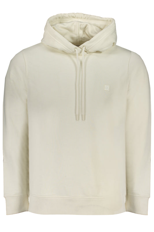 CALVIN KLEIN WEISSES SWEATSHIRT FÜR HERREN MIT REISSVERSCHLUSS