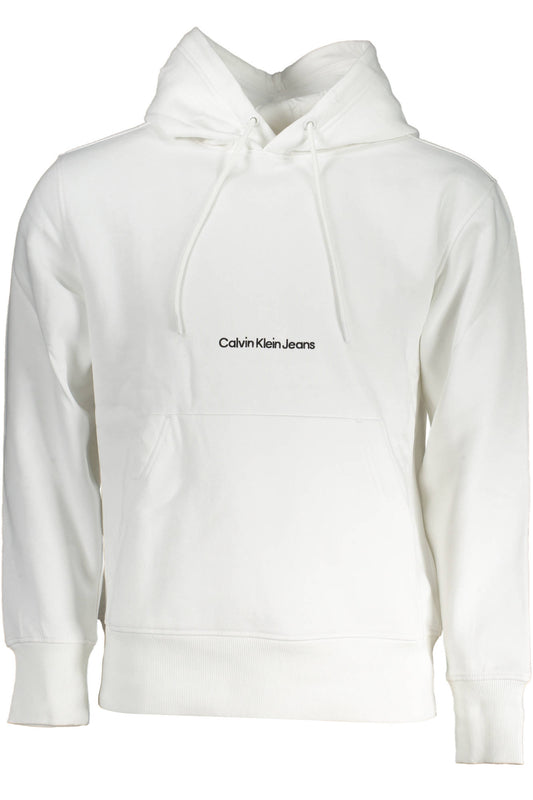 CALVIN KLEIN WEISS HERREN SWEATSHIRT OHNE REISSVERSCHLUSS