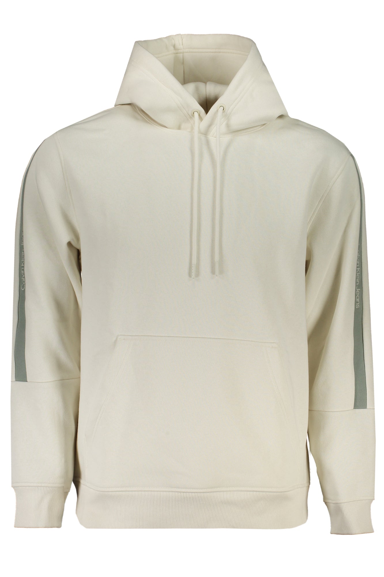 CALVIN KLEIN WEISSES SWEATSHIRT FÜR HERREN MIT REISSVERSCHLUSS
