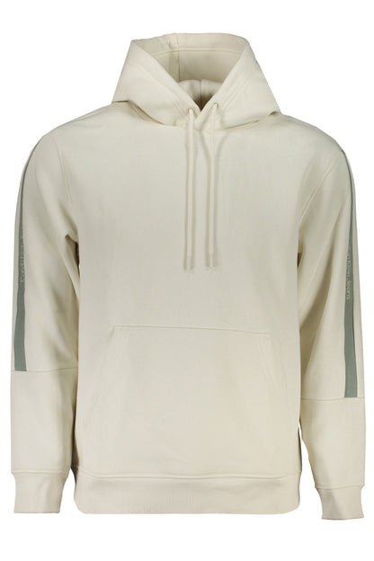 CALVIN KLEIN WEISSES SWEATSHIRT FÜR HERREN MIT REISSVERSCHLUSS