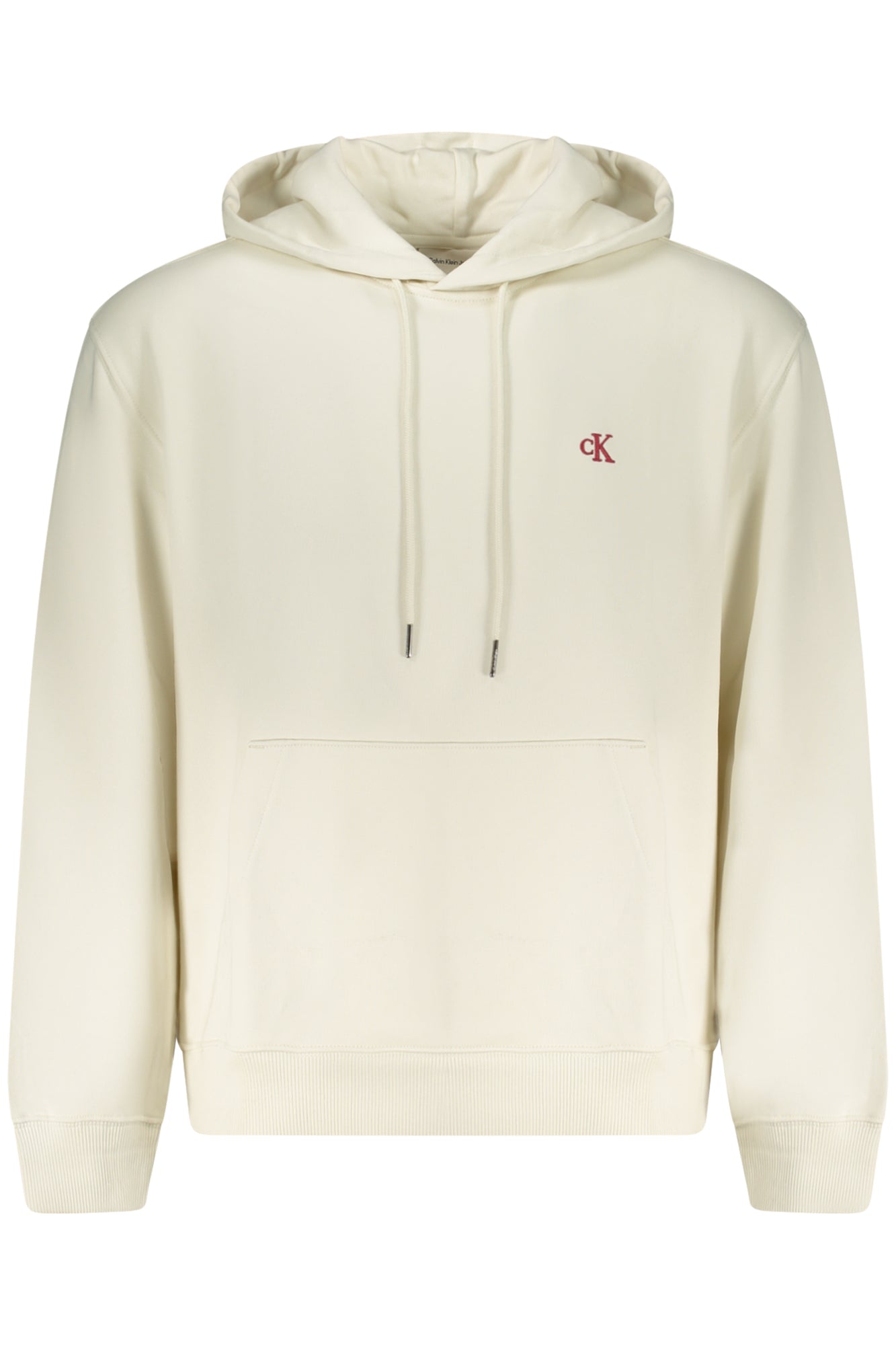 CALVIN KLEIN Herren-Sweatshirt mit Reißverschluss, weiß