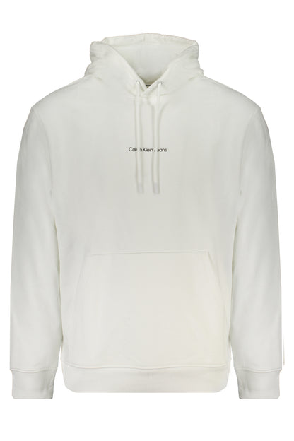 CALVIN KLEIN WEISSES SWEATSHIRT FÜR HERREN MIT REISSVERSCHLUSS