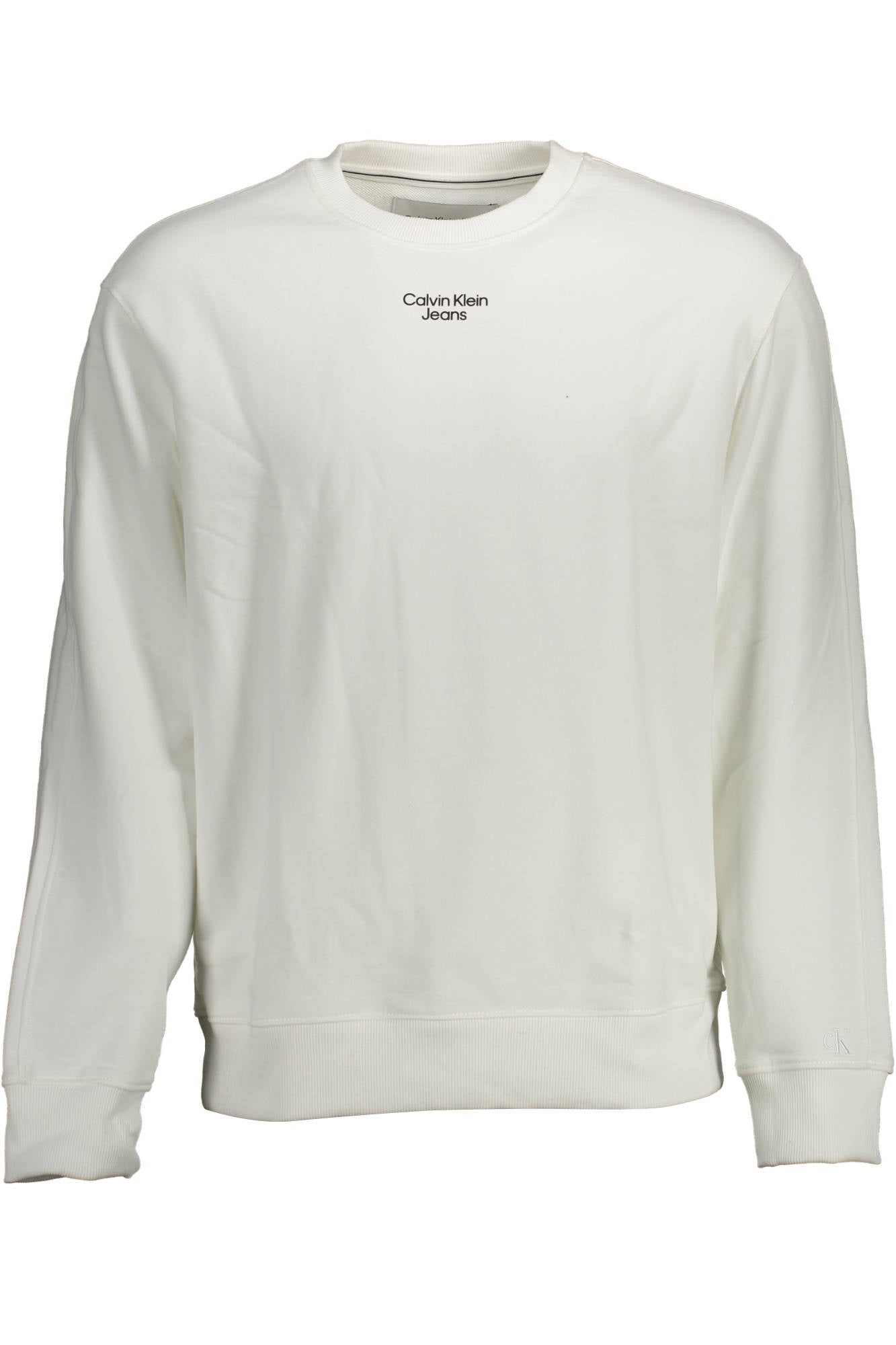 CALVIN KLEIN SWEATSHIRT OHNE REISSVERSCHLUSS HERREN WEISS