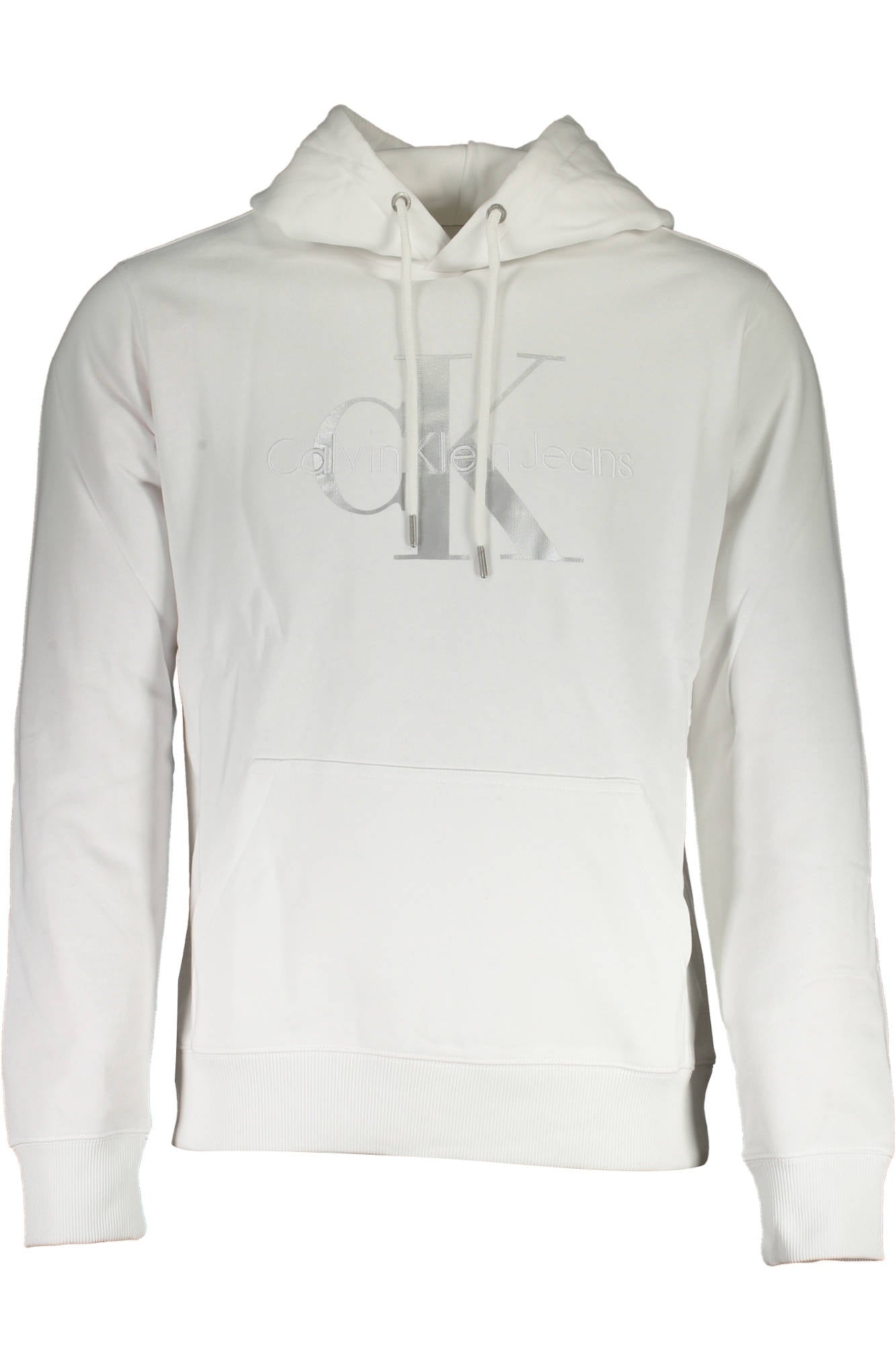 CALVIN KLEIN WEISS HERREN SWEATSHIRT OHNE REISSVERSCHLUSS