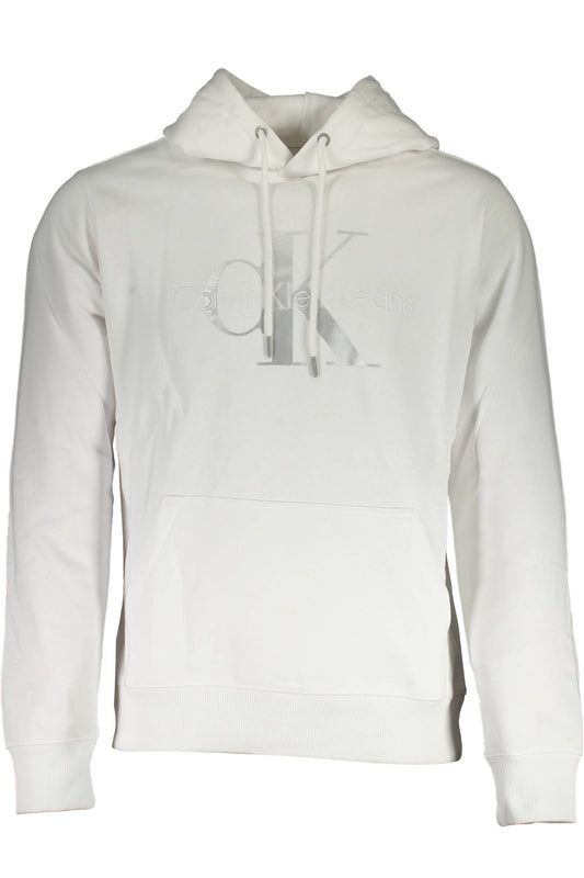 CALVIN KLEIN WEISS HERREN SWEATSHIRT OHNE REISSVERSCHLUSS