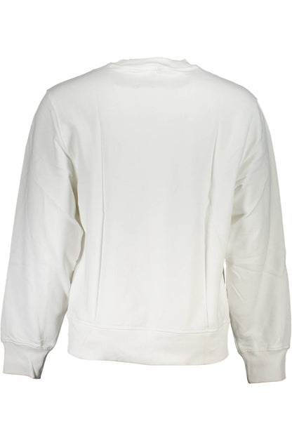 CALVIN KLEIN HERREN-SWEATSHIRT MIT ZIP WEISS
