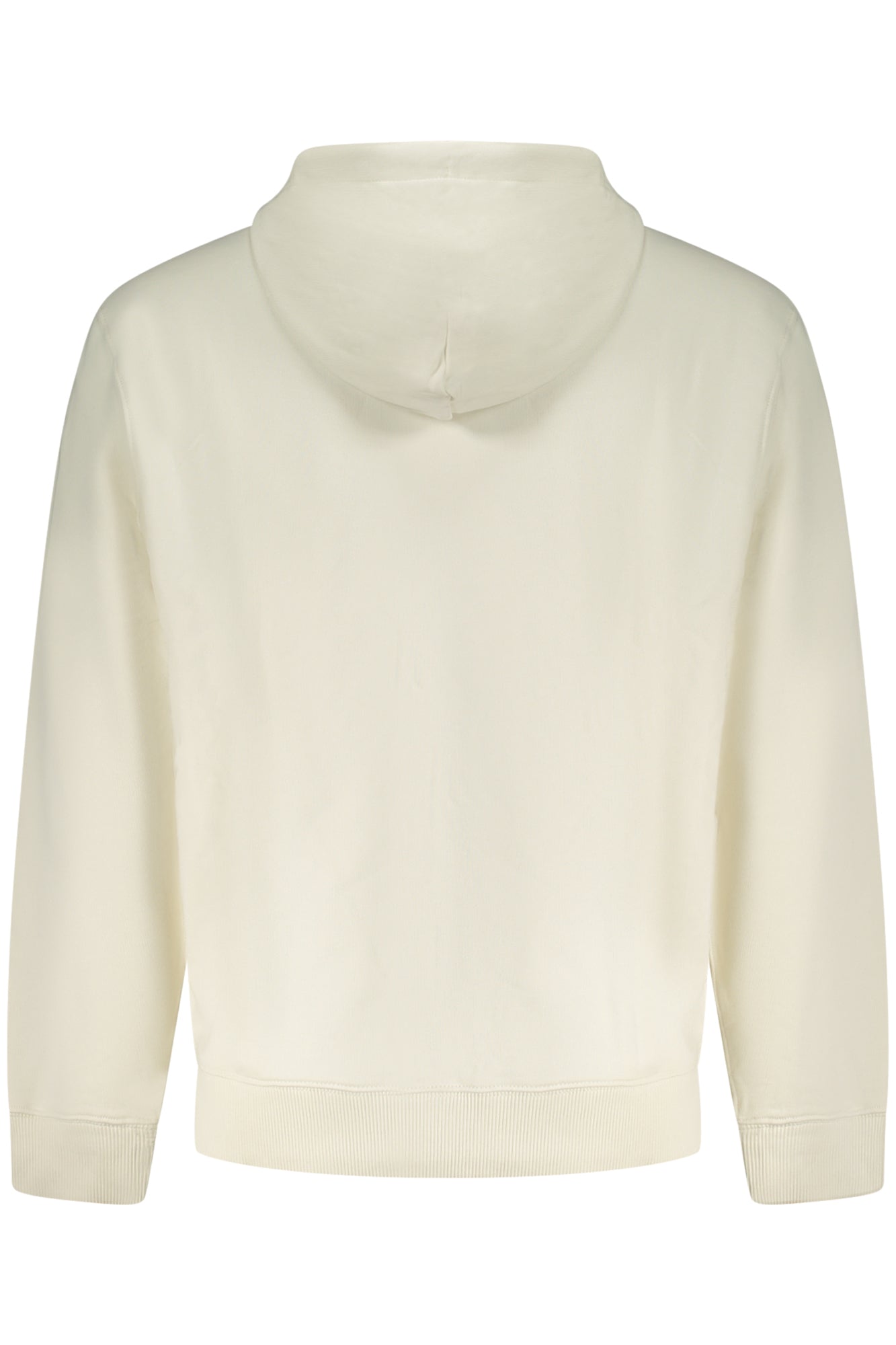 CALVIN KLEIN Herren-Sweatshirt mit Reißverschluss, weiß