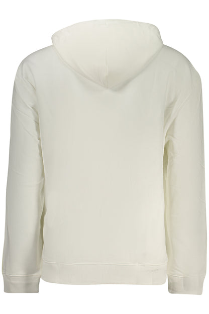 CALVIN KLEIN Herren-Sweatshirt mit Reißverschluss, weiß