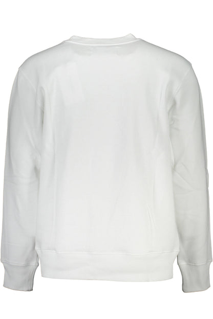 CALVIN KLEIN WEISSES SWEATSHIRT FÜR HERREN MIT REISSVERSCHLUSS