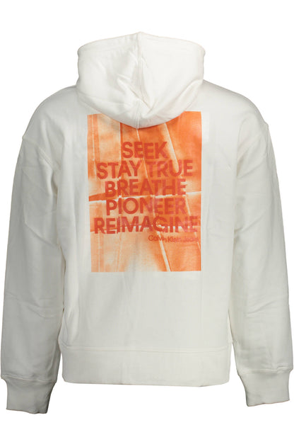CALVIN KLEIN SWEATSHIRT OHNE REISSVERSCHLUSS HERREN WEISS