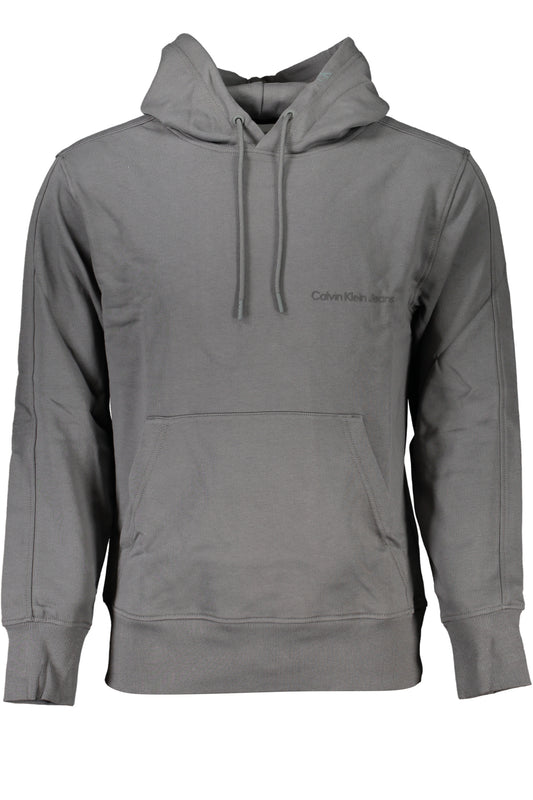 CALVIN KLEIN HERREN-SWEATSHIRT GRAU MIT REISSVERSCHLUSS