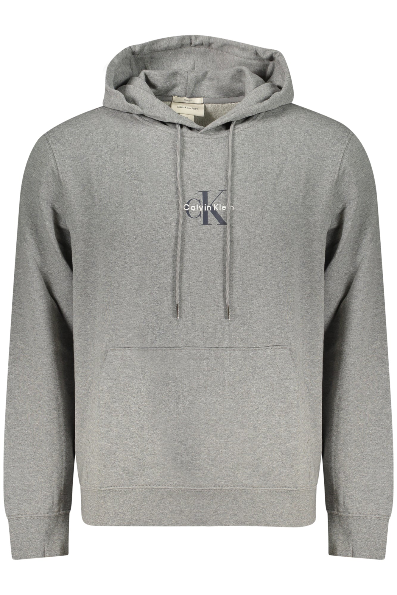 CALVIN KLEIN Herren-Sweatshirt mit Reißverschluss, grau