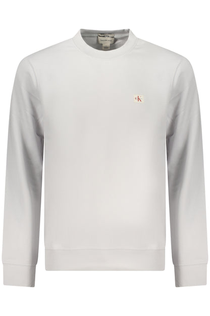 CALVIN KLEIN Herren-Sweatshirt mit Reißverschluss, grau
