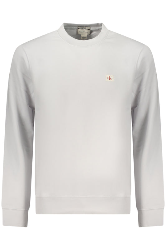 CALVIN KLEIN Herren-Sweatshirt mit Reißverschluss, grau