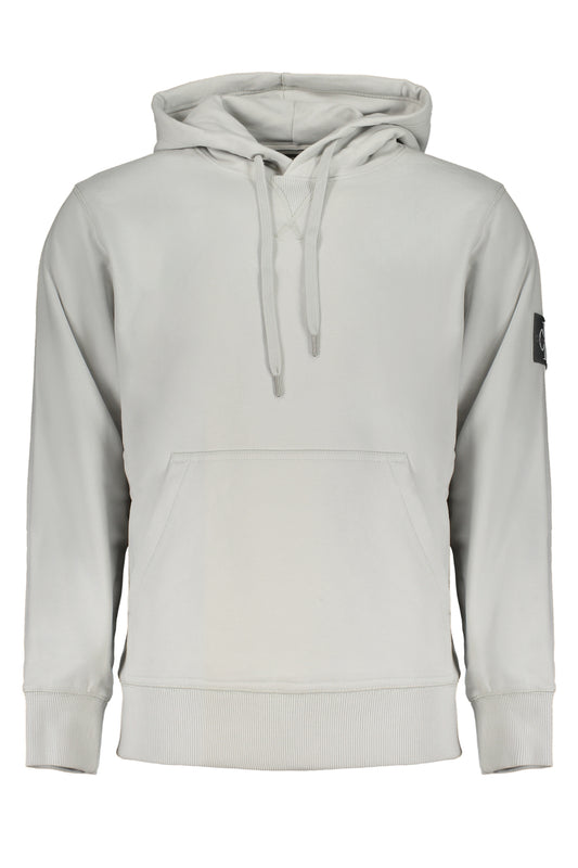 CALVIN KLEIN HERREN-SWEATSHIRT GRAU MIT REISSVERSCHLUSS